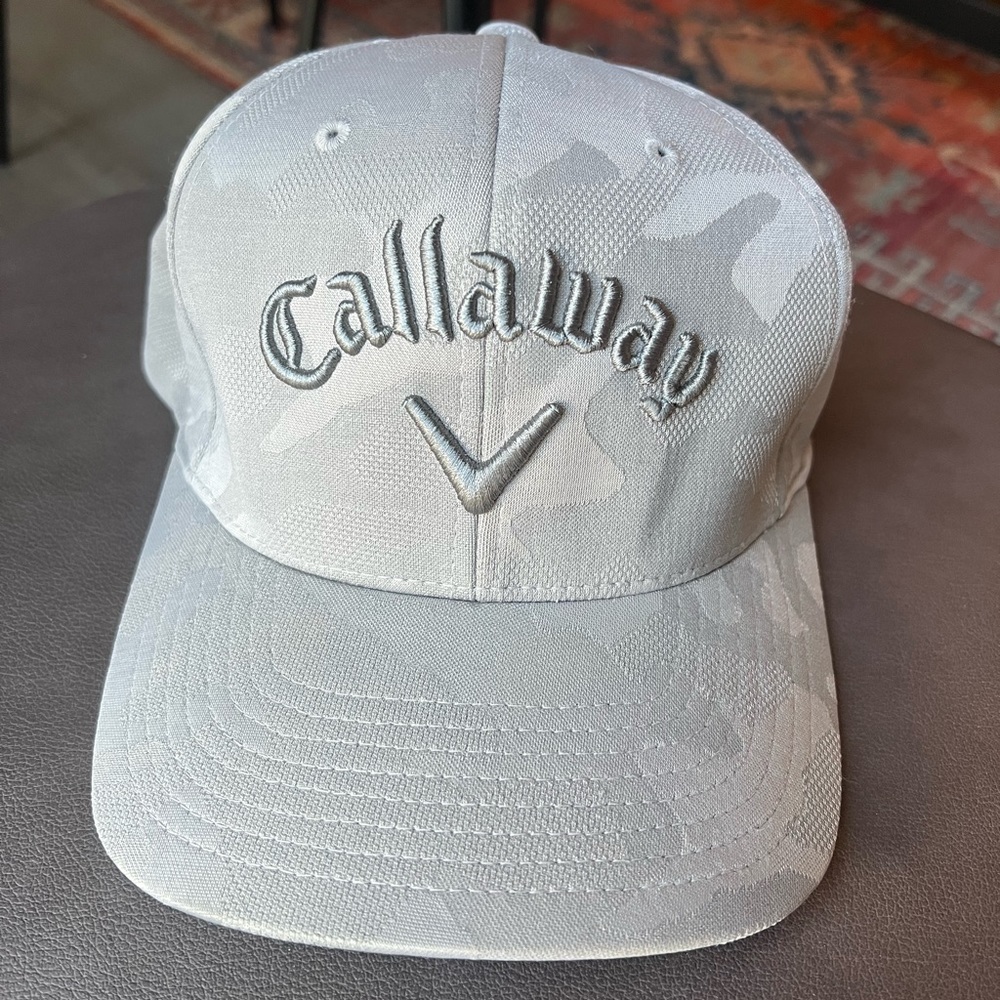 Gray Camo Callaway Golf Hat